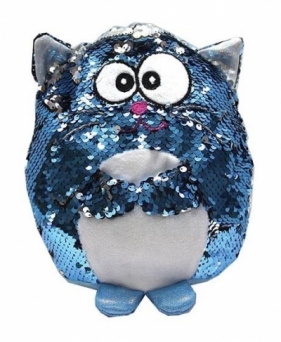 Maskotka cekinowa Kot 20 cm STnux