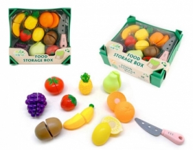 Zestaw kuchenny produkty spożywcze owoce do krojenia