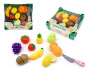 Zestaw kuchenny produkty spożywcze owoce do krojenia