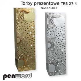 Torebka prezentowa 36x10,5x10,5cm MIX