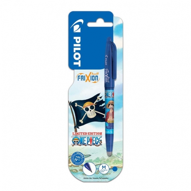 <img src='https://webimage.pl/pics/379/9/d3131910449379.jpg' style='height:440px' /> Pióro kulkowe Frixion niebieski One Piece
