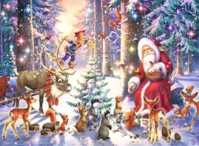 Ravensburger, Puzzle XXL 100: Mikołaj (12937)