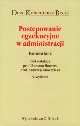 Postępowanie egzekucyjne w administracji komentarz - <br />