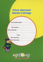 Arkusz obserwacji dziecka 3-letniego - Sztranowicz Maria