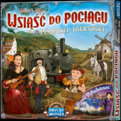 <img src='https://webimage.pl/pics/380/1/d824968211380.jpg' style='height:440px' /> Gra Wsiąść do Pociągu 8 Półwysep Iberyjski i Korea Południowa