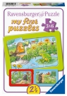  Ravensburger, Moje pierwsze puzzle 3x6: Małe zwierzęta domowe (5138)