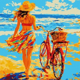 Malowanie po numerach - Blisko molo 40x40cm