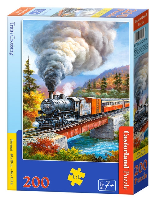 Puzzle 200 Premium:Train Crossing (B-222070)