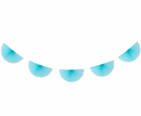 Girlanda PB&C Wachlarze błękitna 300cm