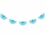 Girlanda PB&C Wachlarze błękitna 300cm