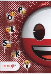 Zeszyt A5 w linie 60 kartek Emoji Polski