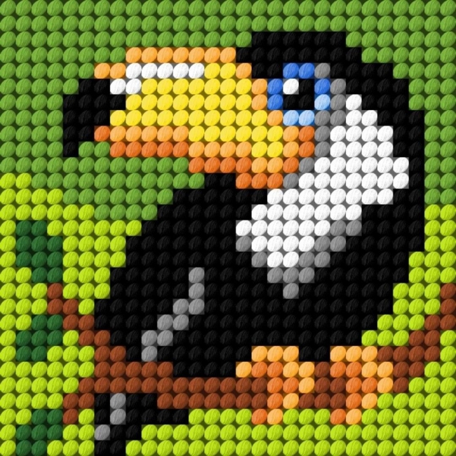 Haft. Moje pierwsze wyszywanie - Tukan