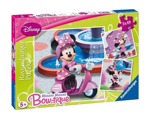 Puzzle Myszka Minnie w Parku 3 x 49 (093380)