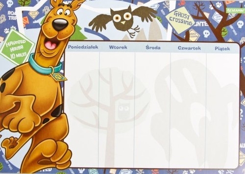 Plan lekcji z magnesem Scooby-Doo