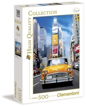 Puzzle Taksówka na czas Taxi in Time Squere 500 (30338)