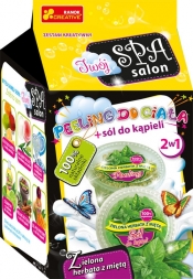 Peeling do ciała & sól do kąpieli. Zielona herbata z miętą.