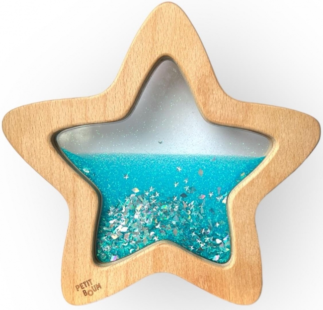 Gwiazda sensoryczna blue świecąca w ciemności