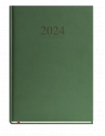 Kalendarz Klasyczny 2024, tygodniowy B5 zielony (T-221V-Z2)