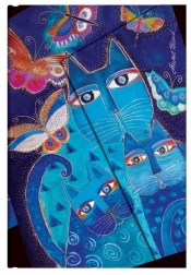 Kalendarz 2015-2016 Blue Cats&Butterflies Mini - <br />