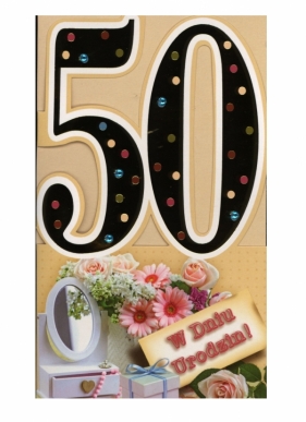 Karnet 50 Urodziny - DL