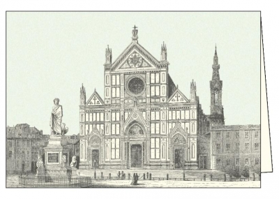 Karnet z kopertą ITW 009 Firenze Basilica S. Croce