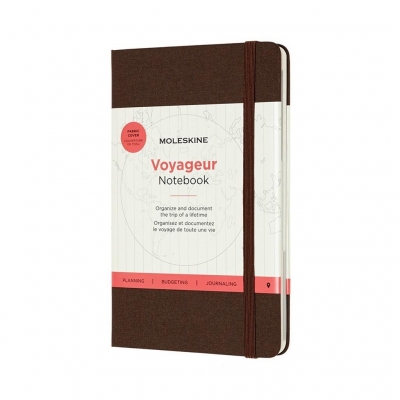 Notes VOYAGEUR 208 stron, coffee brown MOLESKINE