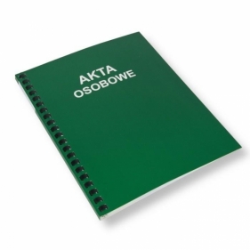 Teczka Akta osobowe T1 zielona