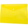 Teczka/koperta plastikowa na guzik Tetis A4, 12 szt. - żółta (BT611-Y)