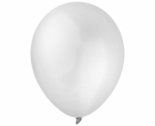 Balony Decomex metallic White 100szt