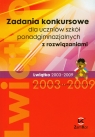 Zadania konkursowe dla uczniów szkół ponadgimnazjalnych z rozwiązaniami