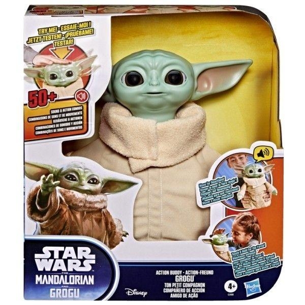 <img src='https://webimage.pl/pics/381/3/d5010996363381.jpg' style='height:440px' /> Star Wars - Grogu Interaktywna Maskotka 25cm