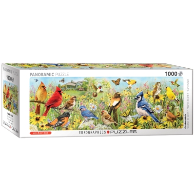 <img src='https://webimage.pl/pics/381/3/d628136653381.jpg' style='height:440px' /> Puzzle 1000 panoramic Garden Birds 6010-5338