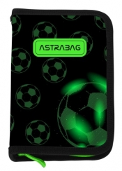 Astrabag, Piórnik pojedynczy jednoklapkowy z wyposażeniem - Neo Football (AC11)