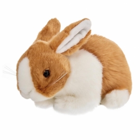 Króliczek brązowo-biały 18cm