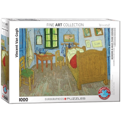 <img src='https://webimage.pl/pics/381/8/d628136608381.jpg' style='height:440px' /> Puzzle 1000 Bedroom in Arles by Van Gogh 6000-0838