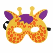 Filcowa maska zwierzątka - żyrafa