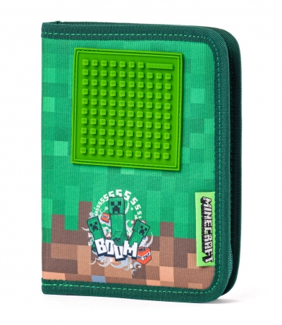 PIXIE CREW – jednokomorowy piórnik szkolny Minecraft + 50 pikseli PXA-04-35