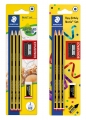 Ołówek Staedtler Noris 120, 3 szt. HB + gumka + temperówka (120 SBK3P1)