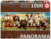 Puzzle 1000 Szczenięta na ławce (panorama) G3