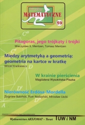 Miniatury matematyczne 59 Pitagoras jego trójkąty i trójki