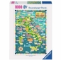 Puzzle 1000 Mapa włoskich win