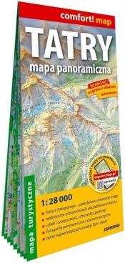 Comfort! map Tatry mapa - panoramiczna 1:28 000 - Opracowanie zbiorowe