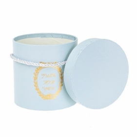 Pudełko Flower Box niebieski ROZETTE