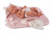 Lalka Bimba w różowym szlafroku 35 cm (63538)