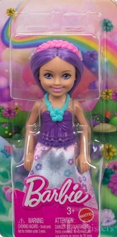 Barbie Chelsea Lalka Purple