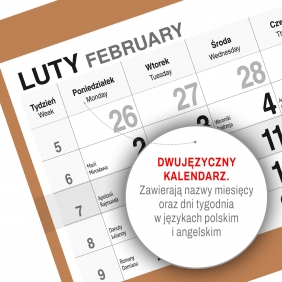 Kalendarz 2026 Trójdzielny - Plaża