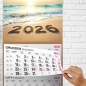 Kalendarz 2026 Trójdzielny - Plaża