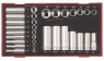 ZESTAW NASADEK CALOWE 32 szt. 1/4 i 3/8 TENGTOOLS