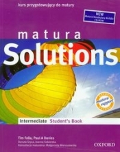 Matura Solutions Intermediate Student's Book z płytą CD - Davies Paul, Falla Tim