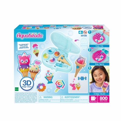 Zestaw kreatywny Aquabeads Ice Party 35138